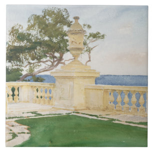 John Singer Sargent - Terrace, Vizcaya Kakelplatta