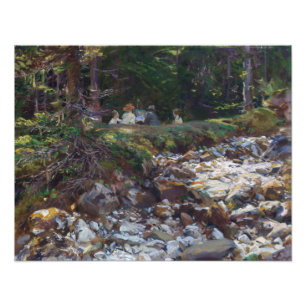 John Singer Sargent The Master and Hans Pupils Pos Fototryck