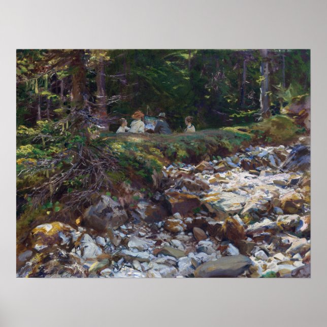 John Singer Sargent The Master and Hans Pupils Poster (Framsidan)