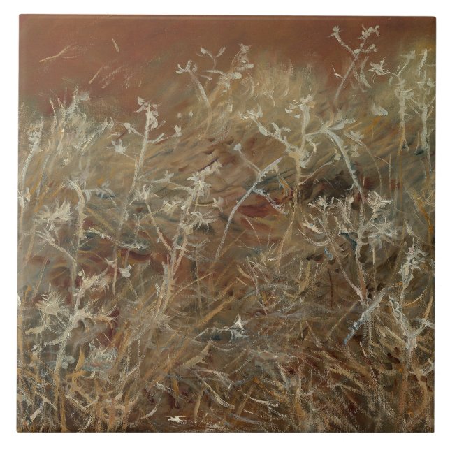 John Singer Sargent - Thistles Kakelplatta (Framsidan)
