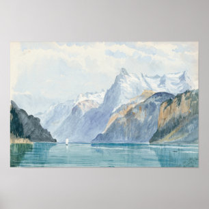 John Singer Sargent - Uri Bay, Brunnen Poster