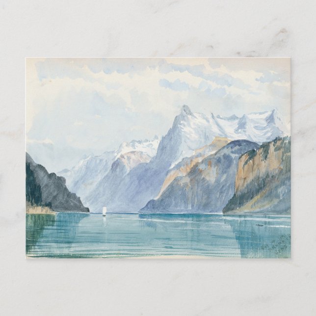 John Singer Sargent - Uri Bay, Brunnen Vykort (Framsida)