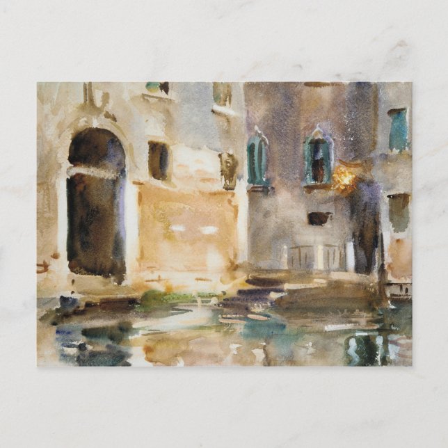 John Singer Sargent - Venedig Vykort (Framsida)