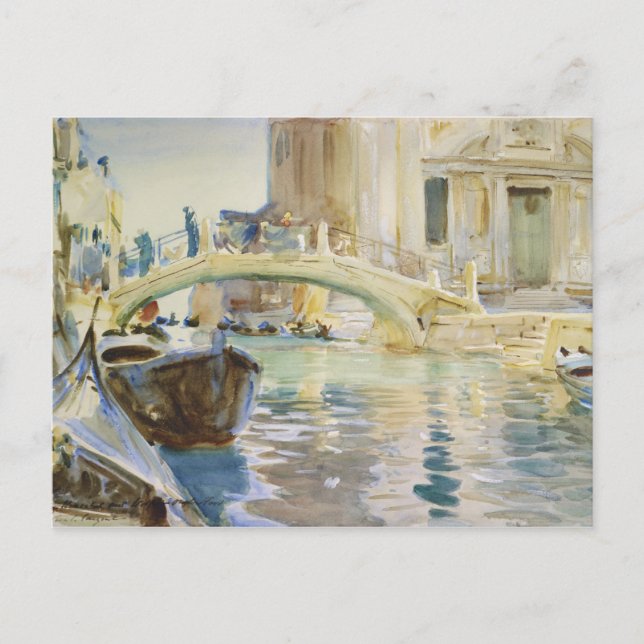 John Singer Sargent - Venedig Vykort (Framsida)