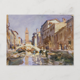 John Singer Sargent - Venetian Canal Vykort