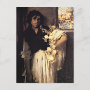 John Singer Sargent- Venetian Onion Seller Vykort