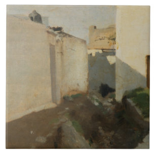 John Singer Sargent - Vita väggar i solljus Kakelplatta