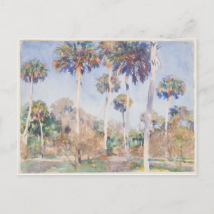 John Singer Sargent Watercolor - Handflatan Vykort