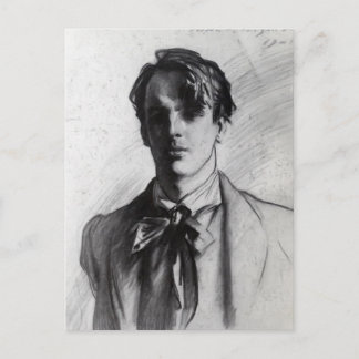 John Singer Sargent: William Butler Yeats Vykort