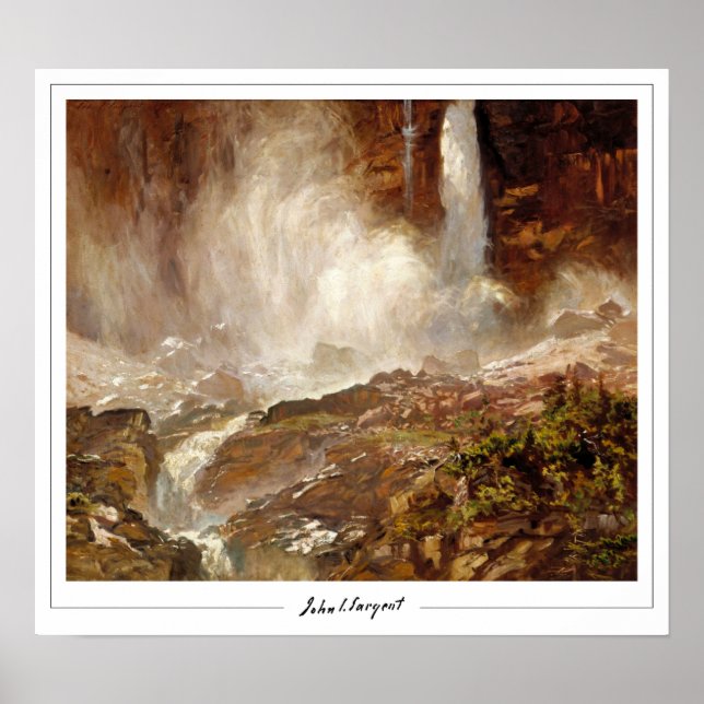 John Singer Sargent Zedign Art Poster #100-2 (Framsidan)