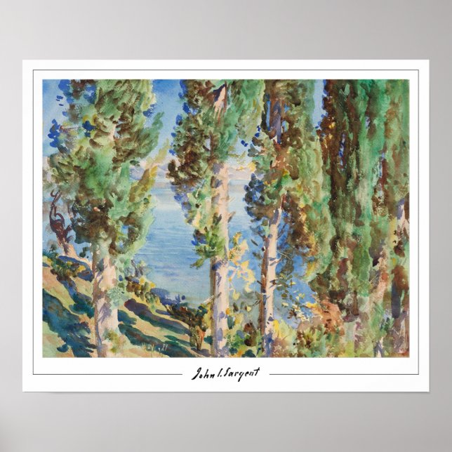 John Singer Sargent Zedign Art Poster #11 (Framsidan)