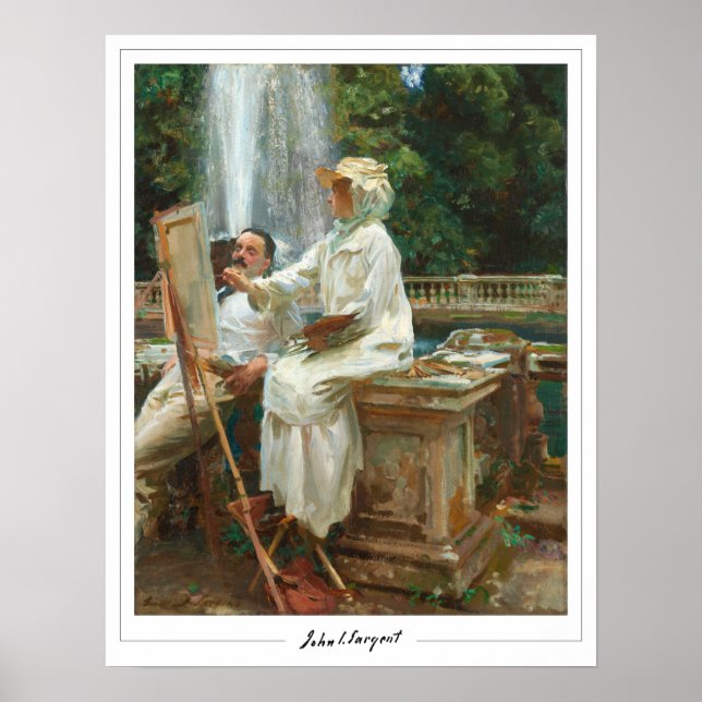 John Singer Sargent Zedign Art Poster #12 (Framsidan)