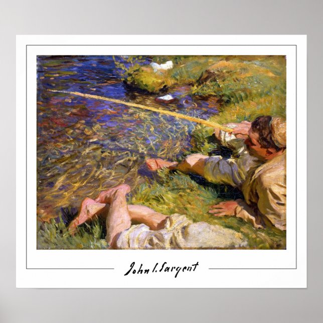 John Singer Sargent Zedign Art Poster #133 (Framsidan)