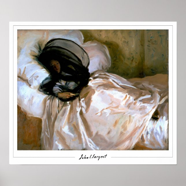 John Singer Sargent Zedign Art Poster #13-2 (Framsidan)