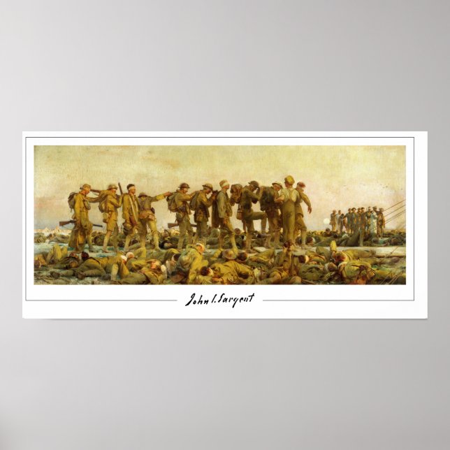 John Singer Sargent Zedign Art Poster #15-2 (Framsidan)