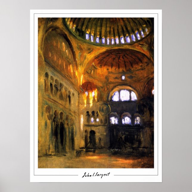 John Singer Sargent Zedign Art Poster #163-2 (Framsidan)