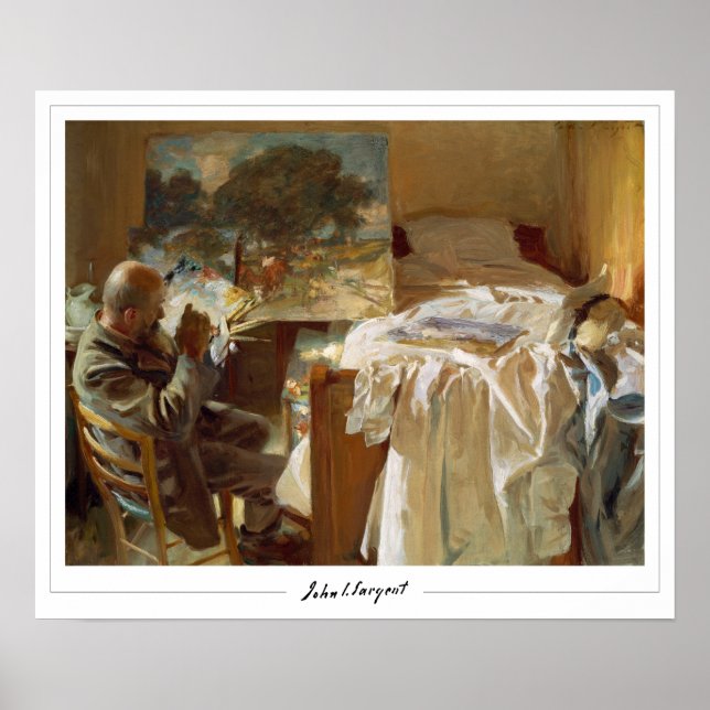 John Singer Sargent Zedign Art Poster #17 (Framsidan)