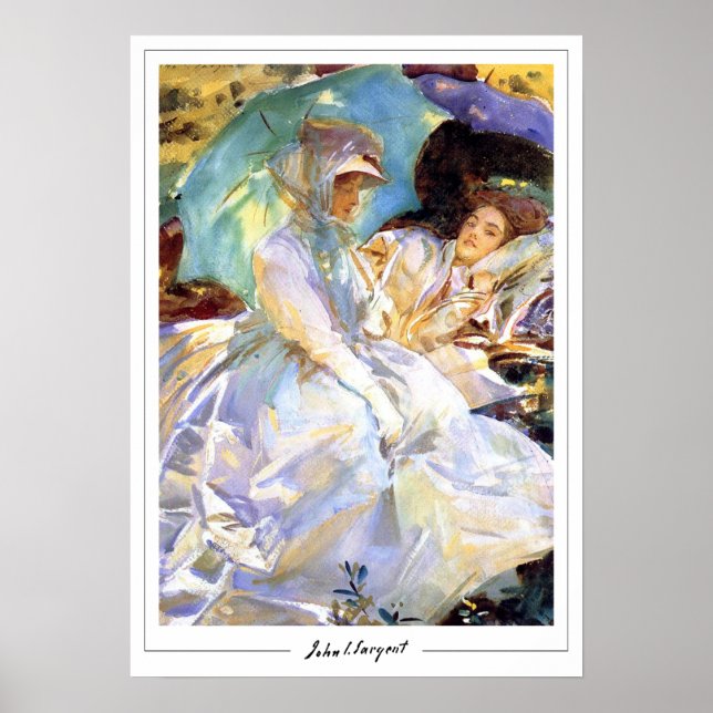 John Singer Sargent Zedign Art Poster #178 (Framsidan)