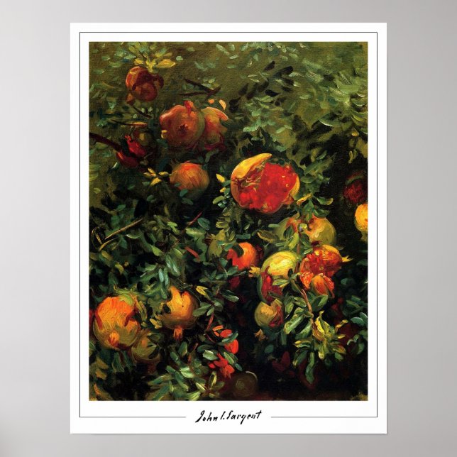 John Singer Sargent Zedign Art Poster #186-2 (Framsidan)