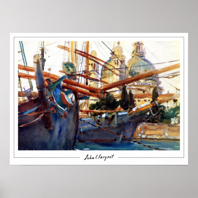 John Singer Sargent Zedign Art Poster #200 (Framsidan)