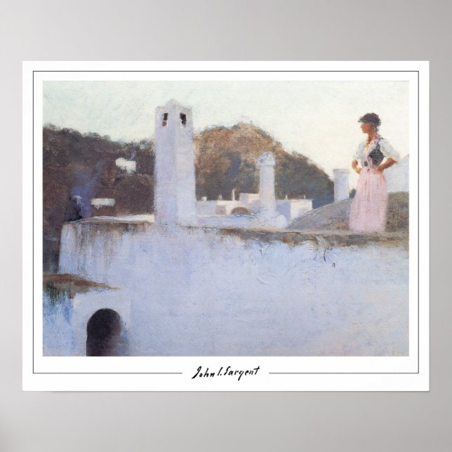 John Singer Sargent Zedign Art Poster #26 (Framsidan)