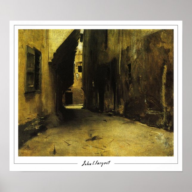 John Singer Sargent Zedign Art Poster #337 (Framsidan)
