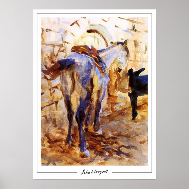 John Singer Sargent Zedign Art Poster #339 (Framsidan)