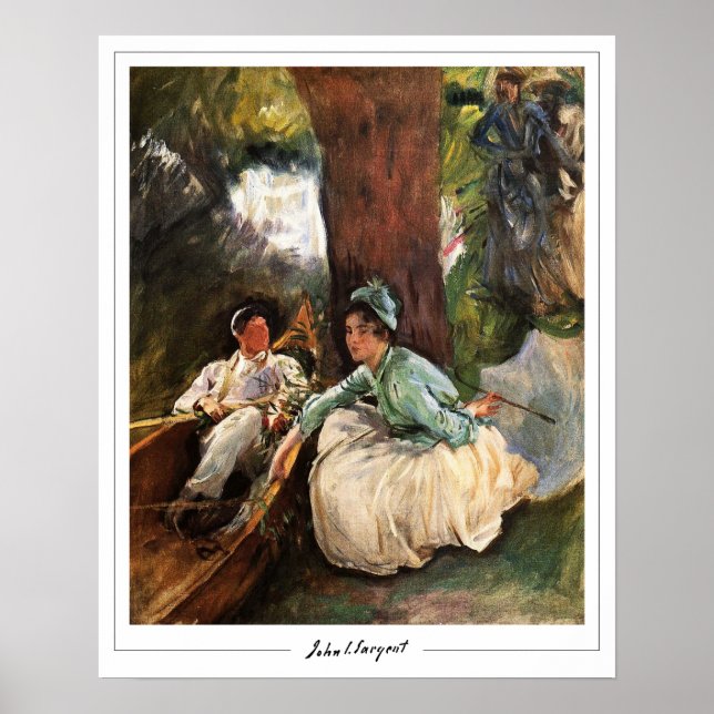 John Singer Sargent Zedign Art Poster #358 (Framsidan)