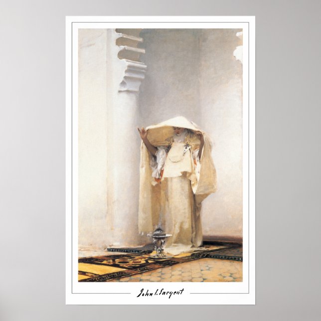 John Singer Sargent Zedign Art Poster #367 (Framsidan)