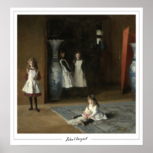 John Singer Sargent Zedign Art Poster #37-2 (Framsidan)