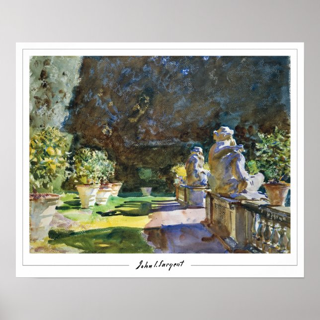 John Singer Sargent Zedign Art Poster #3-2 (Framsidan)