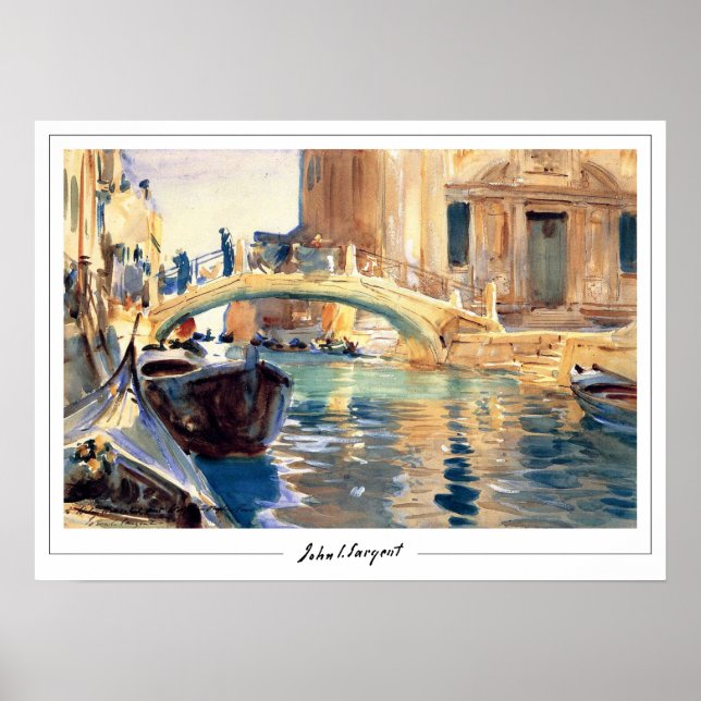 John Singer Sargent Zedign Art Poster #405-2 (Framsidan)