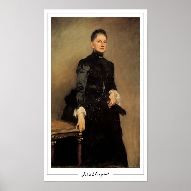 John Singer Sargent Zedign Art Poster #431-2 (Framsidan)