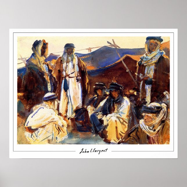 John Singer Sargent Zedign Art Poster #462-2 (Framsidan)