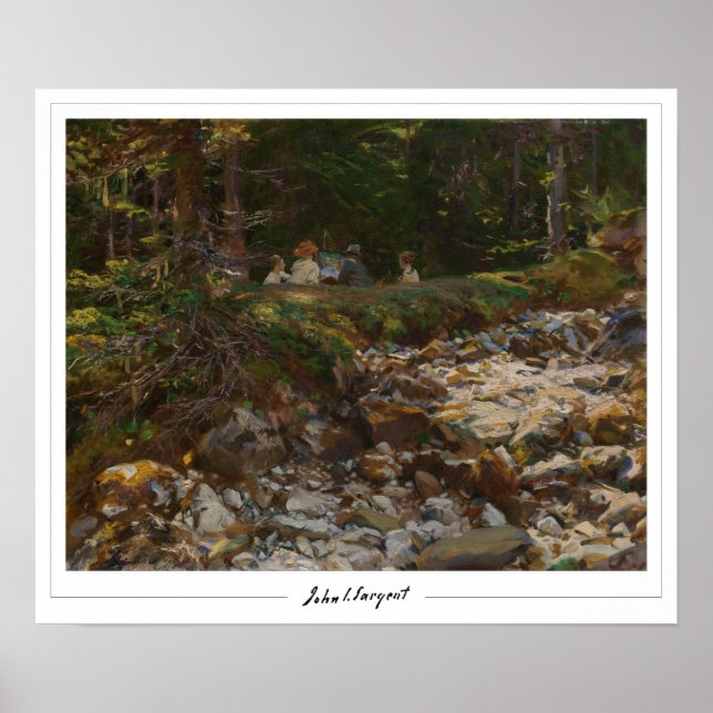 John Singer Sargent Zedign Art Poster #7 (Framsidan)