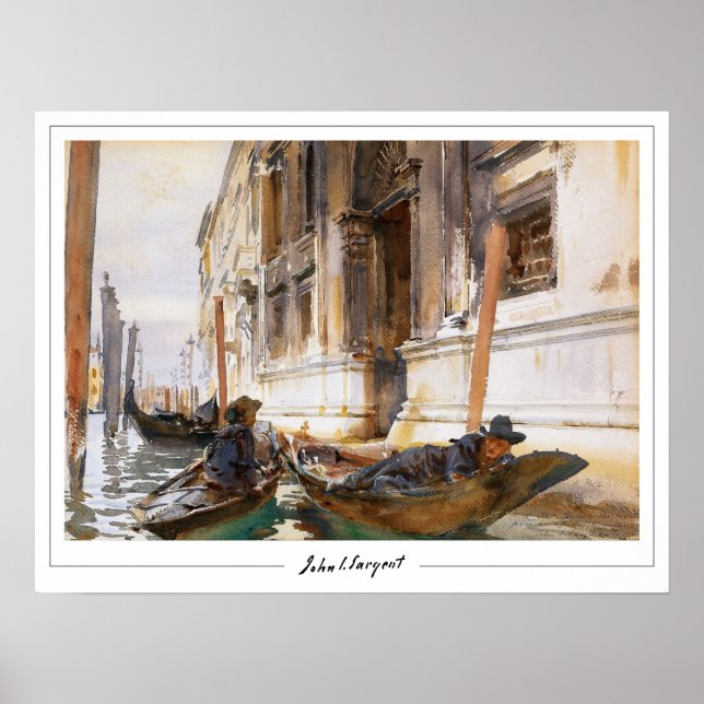 John Singer Sargent Zedign Art Poster #9-2 (Framsidan)