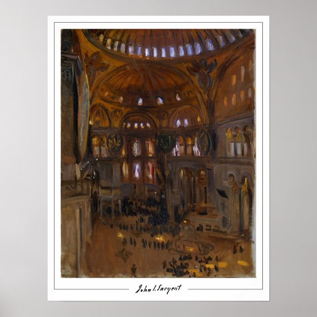 John Singer Sargent Zedign Art Poster nr 115 (Framsidan)