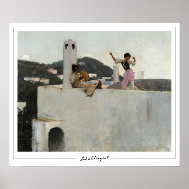 John Singer Sargent Zedign Art Poster nr 223 (Framsidan)