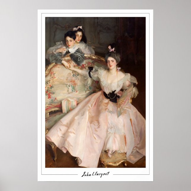 John Singer Sargent Zedign konstaffisch #15 Poster (Framsidan)