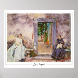 John Singer Sargent Zedign Konstaffisch #171-2 Poster