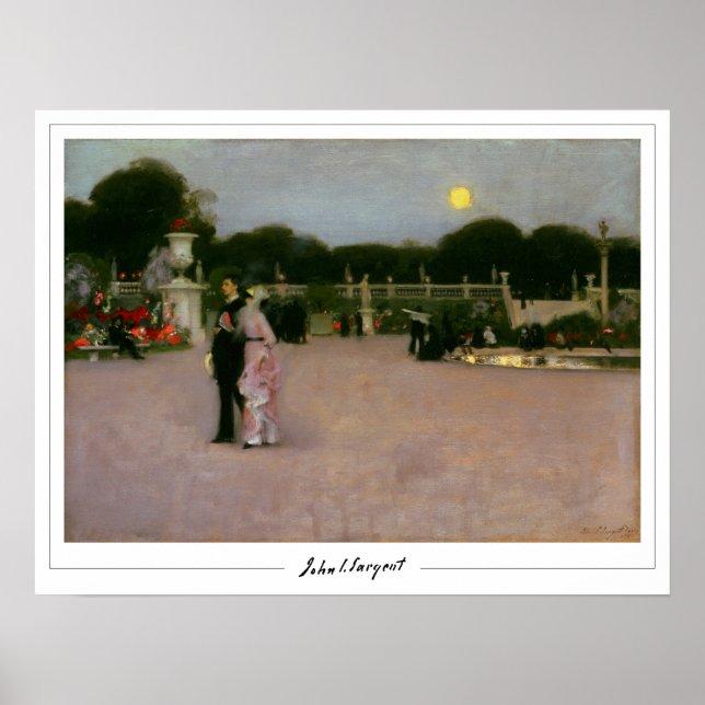 John Singer Sargent Zedign konstaffisch #5-2 Poster (Framsidan)
