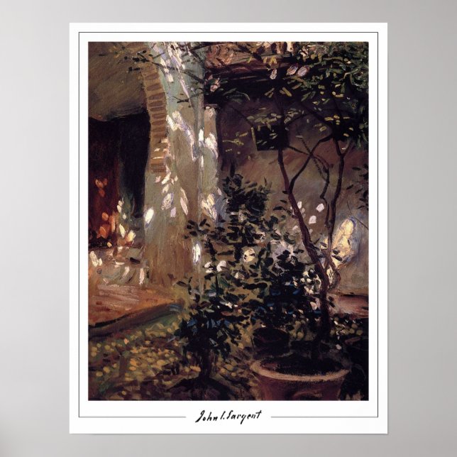 John Singer Sargent Zedign konstaffisch #74-2 Poster (Framsidan)