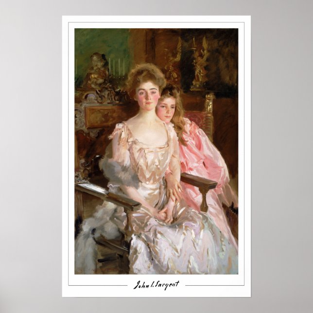 John Singer Sargent Zedign konstaffisch #8-2 Poster (Framsidan)