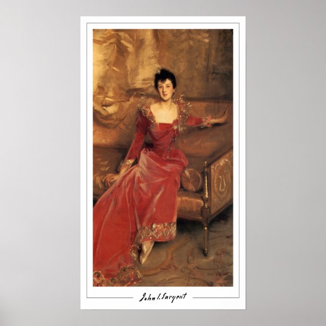 John Singer Sargent Zedign konstaffisch #91-2 Poster (Framsidan)