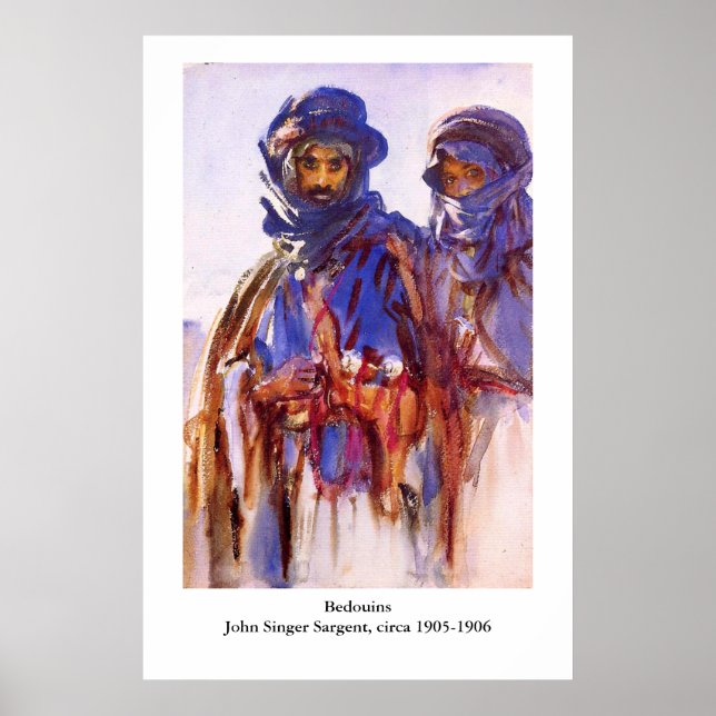 John Singer Sargents Bedouins Poster (Framsidan)