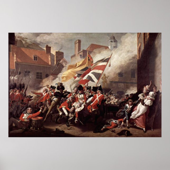John Singleton Copley Battle of Jersey Poster (Framsidan)