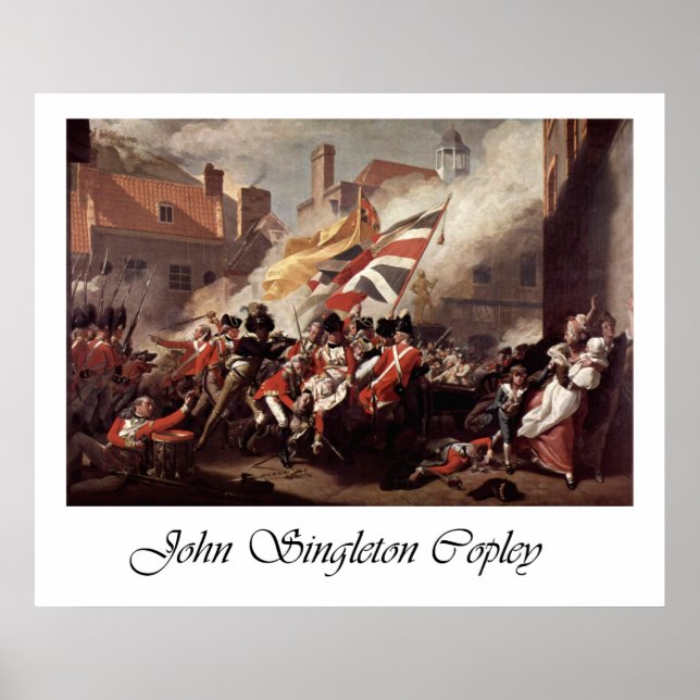 John Singleton Copley Battle of Jersey Poster (Framsidan)