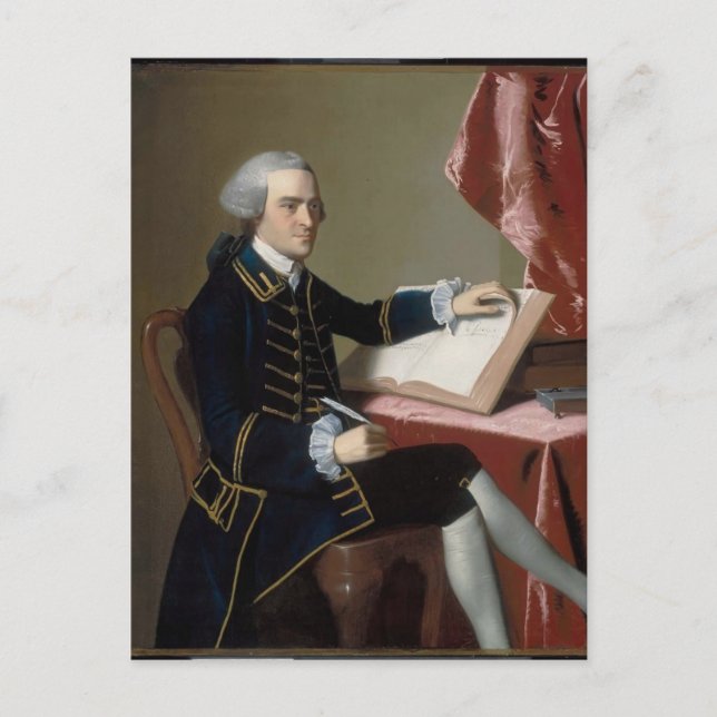 John Singleton Copley- John Hancock Vykort (Framsida)