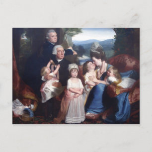 John Singleton Copley- Porträtt of Familie Copley Vykort