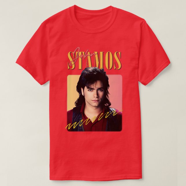 John Stamos 80s Aesthetic Design T Shirt (Design framsida)
